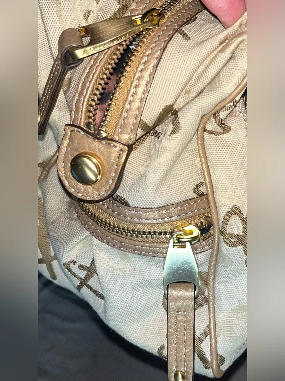 B Makowski monogram Hand bag NWT